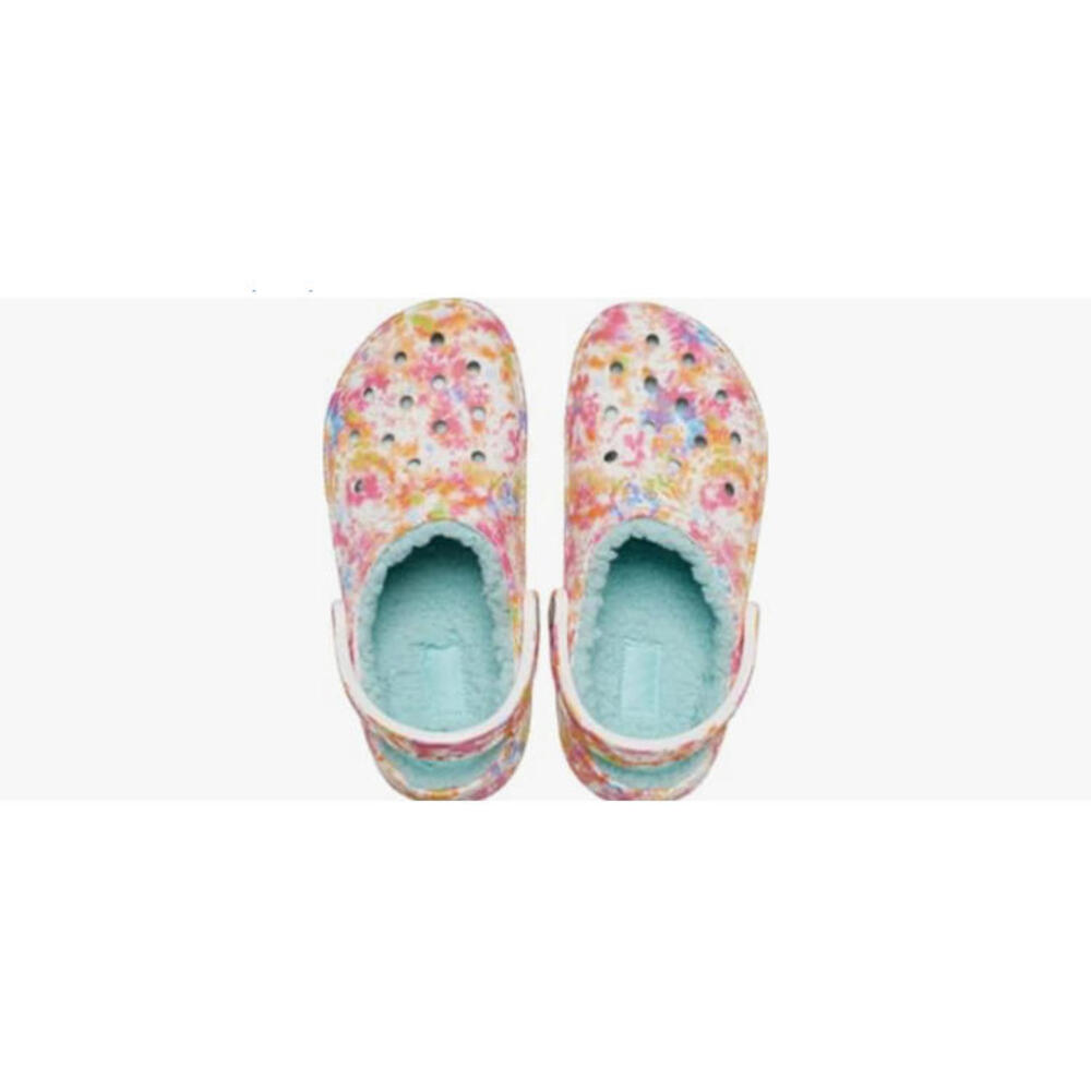 Crocs Unisex - Adult Classic Lined Tie-dye Clogs